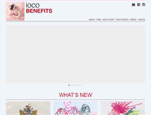 Tablet Screenshot of iocobenefits.com